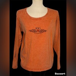 100 year Harley Davidson long sleeve t-shirt size large